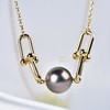 【星愿】时尚黑珍珠项链-ZZ2404051 商品缩略图1