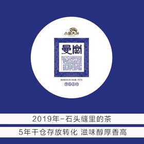 B级混采︱ 典型邦东大黑叶-岩石里的茶-2019年-357克-曼岗