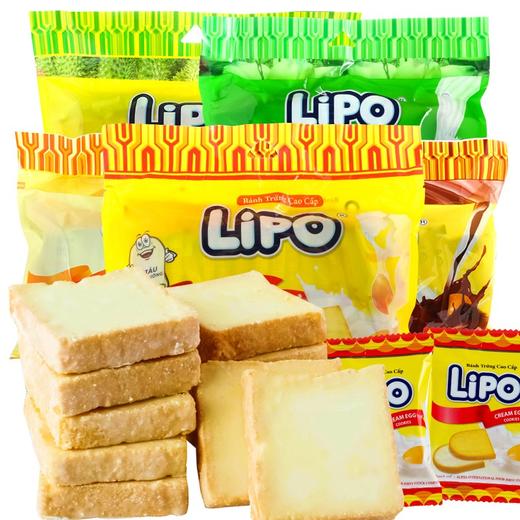 Lipo面包干原味/椰子味300g 蛋香与奶香完美融合香酥口感 150174/150175 商品图0
