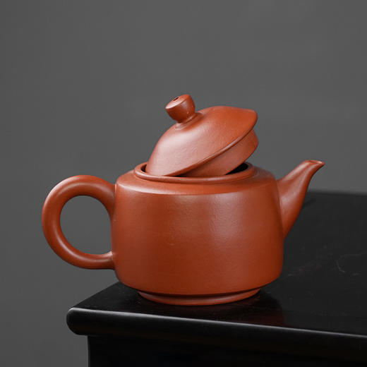 清兮原矿朱泥壶 宜兴原矿紫砂壶功夫茶泡茶壶紫砂茶具仿古壶 商品图6