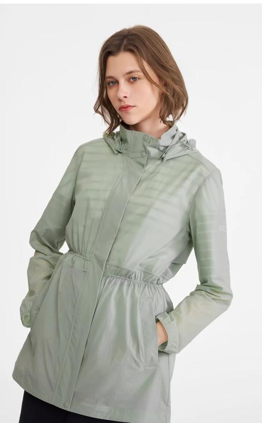 AIGLE艾高2024年春夏新款WR防泼水户外UVC防晒服中长款轻量夹克 商品图1