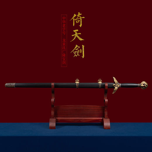 倚天剑 金庸笔下倚天屠龙记剑 龙泉沈广隆宝剑传统剑 收藏剑 sgl-3120 未开刃 商品图1