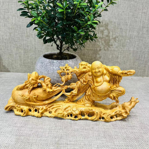 招财拖宝弥勒°大中小款摆件 商品图0