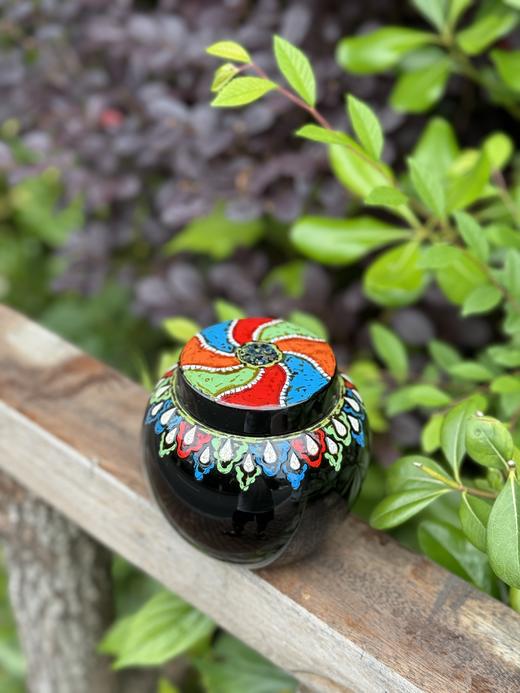 三希堂  流霞系列  彩云之南大漆茶罐 商品图0