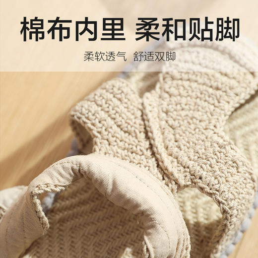 2024新品雅路人手工亚麻编织凉鞋防脚臭包头凉鞋2024-01 商品图3