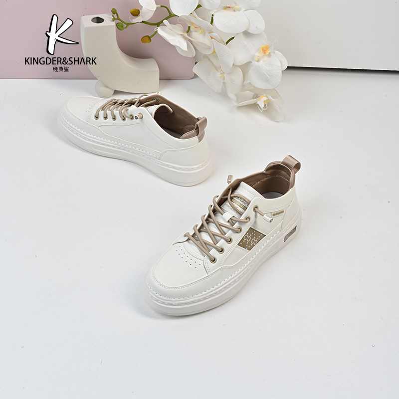 经典鲨2024年春款新款男士平底一脚蹬舒适休闲鞋板鞋KF11-D14011