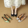 【预售5天】国风中式玛丽珍鞋，尖头拼色女式单鞋HCYYHD&5349 商品缩略图1