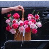 康乃馨手提花篮--送妈妈送长辈生日花礼 商品缩略图3