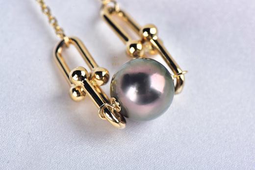 【星愿】时尚黑珍珠项链-ZZ2404051 商品图4