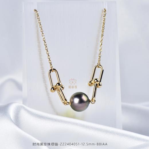 【星愿】时尚黑珍珠项链-ZZ2404051 商品图0