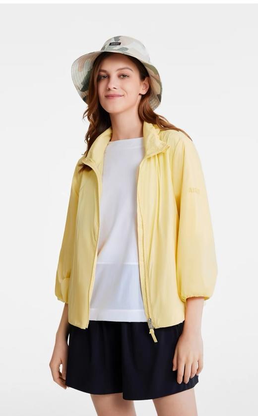 AIGLE艾高2024春夏新款防紫外线防泼水瞬间凉感轻量夹克防晒衣女 商品图3