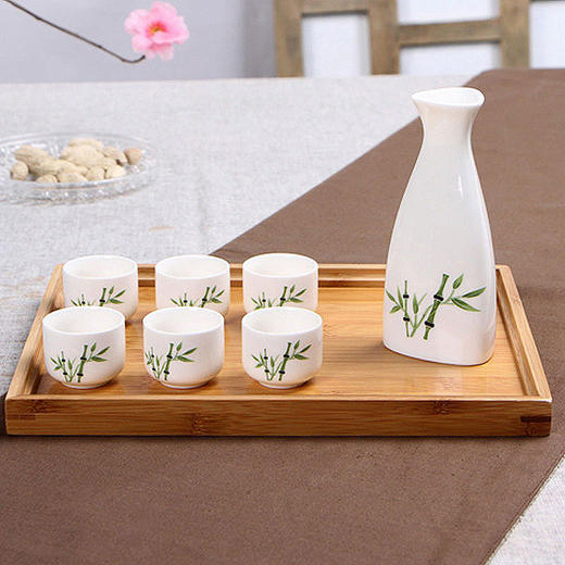 一壶六杯陶瓷酒具 商品图0