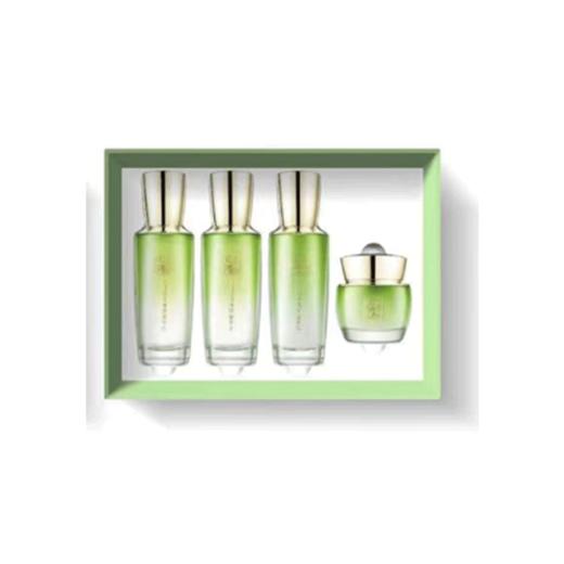 【国货之光】百雀羚水凝润养至臻礼盒 （精华水100ml*2瓶+精华乳100ml+活肤霜50g） 商品图0