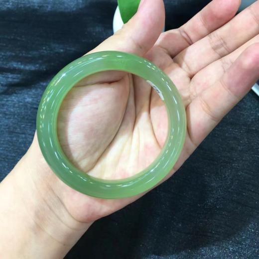 和田玉翠青手镯 商品图0