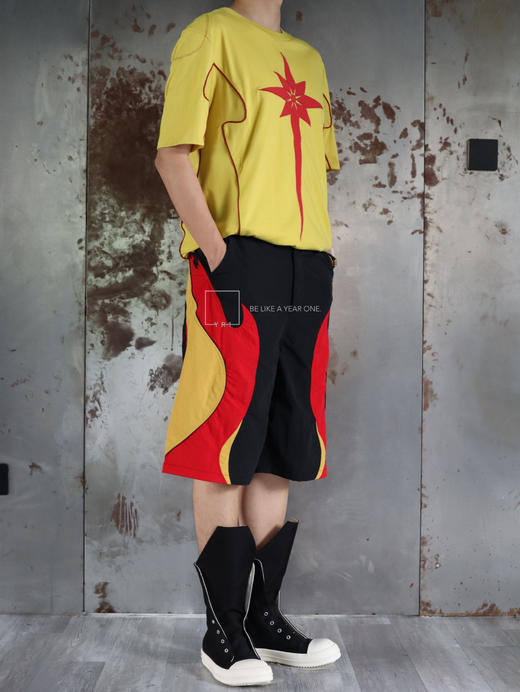 Rider Shorts-Yellow Black 商品图3