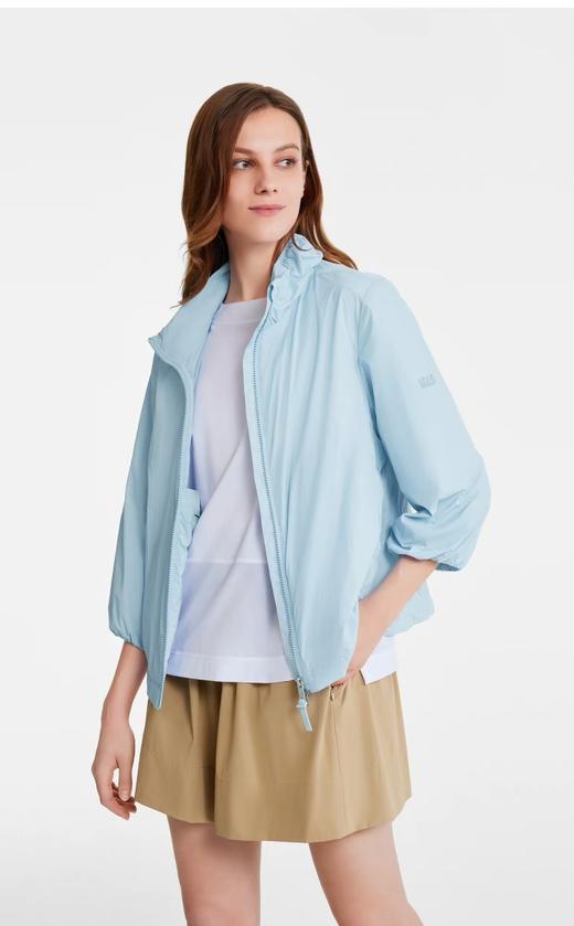 AIGLE艾高2024春夏新款防紫外线防泼水瞬间凉感轻量夹克防晒衣女 商品图0