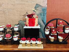 订婚甜品台