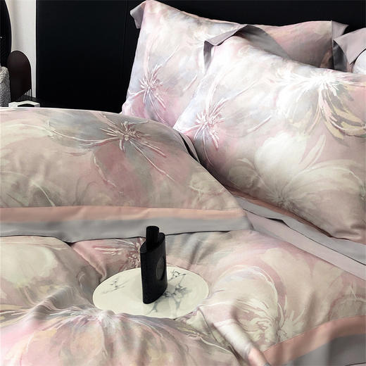 【超柔软Air丝滑】【春夏门店明星爆款】天棉缎四件套 进口莱赛尔天丝棉数码印花套件（赠送礼盒包装） 商品图3