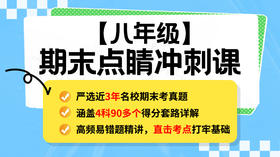 【八年级】期末点睛冲刺课