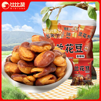 比比赞（BIBIZAN） 兰花豆香辣味400g约20包 下酒菜蚕豆坚果炒货办公室休闲小零食品 商品图4