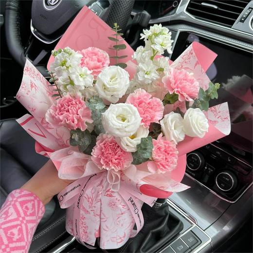 康乃馨混搭中小花束 商品图0