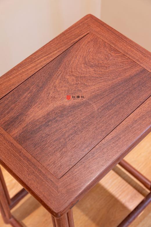 红桥红  家具严选  缅甸花梨（大果紫檀）【安思远 藤条垂手 圈椅 茶几】 商品图5