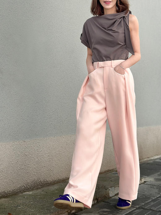 TYNVIE不对称设计T-shirt 商品图5