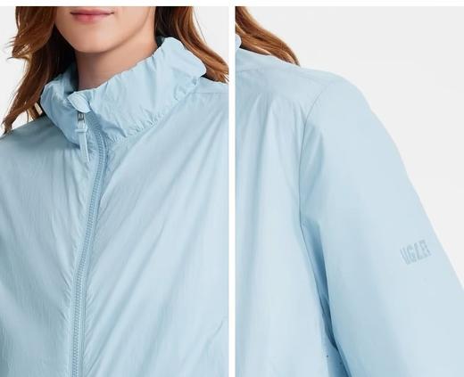 AIGLE艾高2024春夏新款防紫外线防泼水瞬间凉感轻量夹克防晒衣女 商品图2