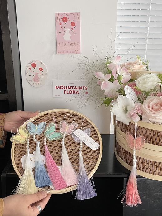 【配饰】刺绣蝴蝶流苏（1个/包） 商品图0