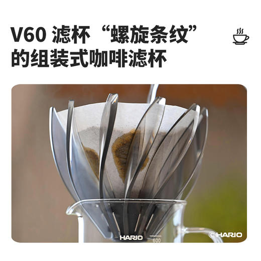 【HARIO】V60睡莲滤杯12片睡莲花瓣可拆卸清洗替换VDSU 商品图3