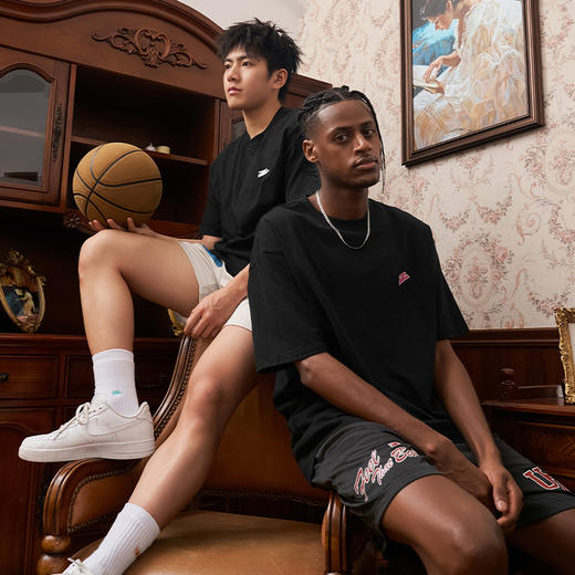 有志者UZISxYOLO联名 运动短袖男夏季美式篮球跑步宽松透气T恤 商品图4