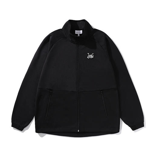 LUSHISI[先锋]防风教练夹克男立领外套美式潮流长袖风衣LOGO胶章 商品图4