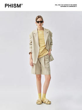 拼接腰头百搭短裤