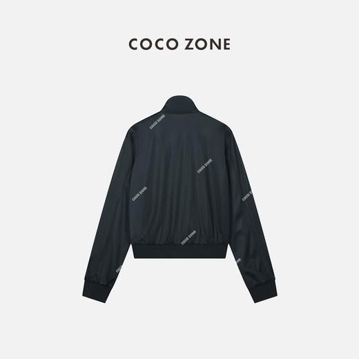 刘一一&COCOZONE早秋款小立领长袖螺纹下摆休闲外套春夏23C29626 商品图1