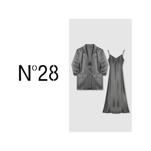 【破价】N°28 【珍珠套装】春款气质通勤醋酸套装9A21W039/9A21L039 商品图2