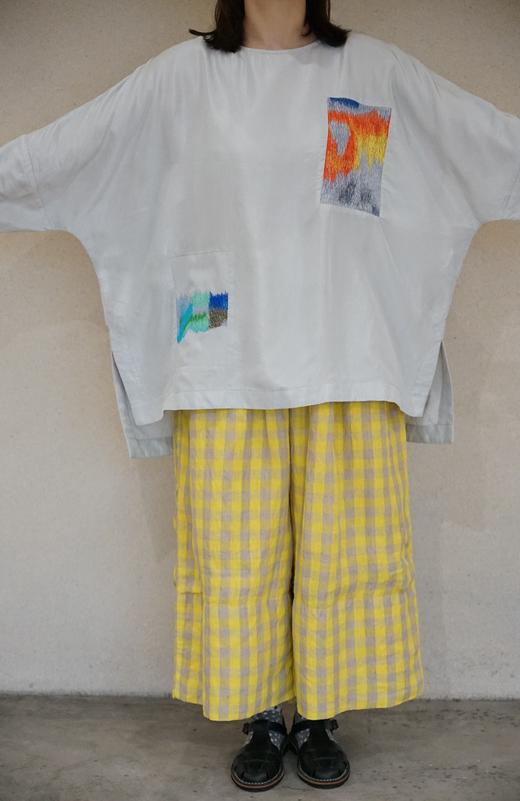 aodress2色刺绣上衣 商品图5