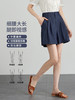【专属特价】熙世界小个子阔腿牛仔短裤2025夏新款复古直筒宽松a字五分裤子 商品缩略图1