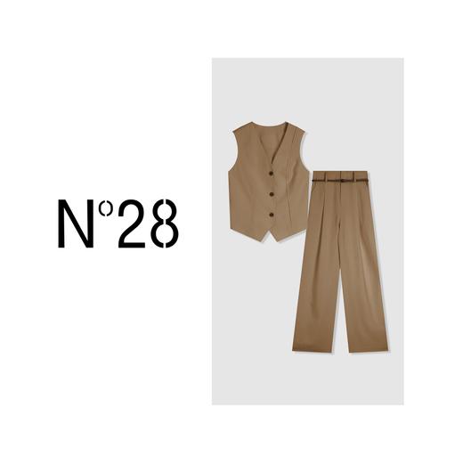 【破价】N°28【米兰马甲2件套】夏款设计师时尚简约气质干练马甲套装8A23Z103 商品图3
