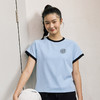 LUSHISI女子运动速干混纺圆领短款短袖健身跑步篮球tee恤女[徽章] 商品缩略图3