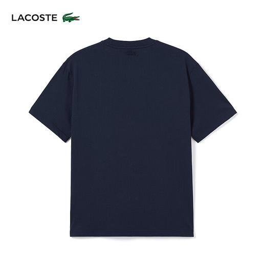 Lacoste法国鳄鱼夏日系列新款男女情侣T恤圆领舒适T恤TH8182-98 商品图2