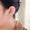 TZW-卡伦图S999纯银耳环女耳圈素圈耳扣简约气质耳钉耳饰男 商品缩略图8