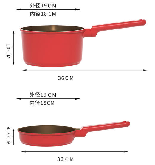 韩国迪迪尼卡didinika龙辅食锅陶瓷婴儿小奶锅宝宝辅食锅煮粥食品级不粘锅汤锅18cm 商品图4