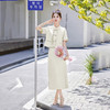 新中式小香风提花撞色，设计修身显瘦两件套裙HR-AQHUI2430 商品缩略图3