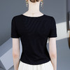 新中式不规则，开叉摆短款显瘦上衣LA43902 商品缩略图3