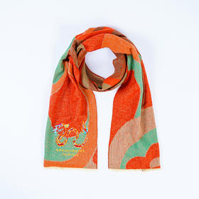 东黎 • 吉尼斯世界纪录纪念彩龙龙纹围巾 4602