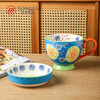 繁花手绘浮雕早餐盖杯 商品缩略图2