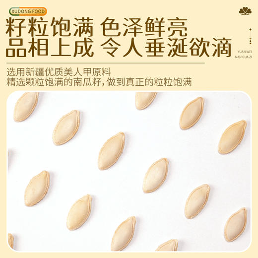 【368g】罐装原味南瓜子旭东百里挑一新货美人甲炒货南瓜籽休闲零食 商品图1