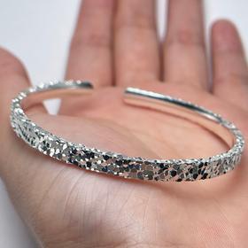 足银手镯 玉美人菲菲#足银手镯-试戴请勿变形