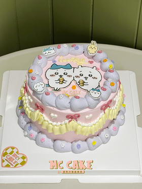chiikawa小八&吉伊数码打印裱花蛋糕