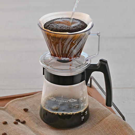 【HARIO】HARIO全新飞马座船型透明树脂滤杯滤纸咖啡手冲用具PED 商品图0